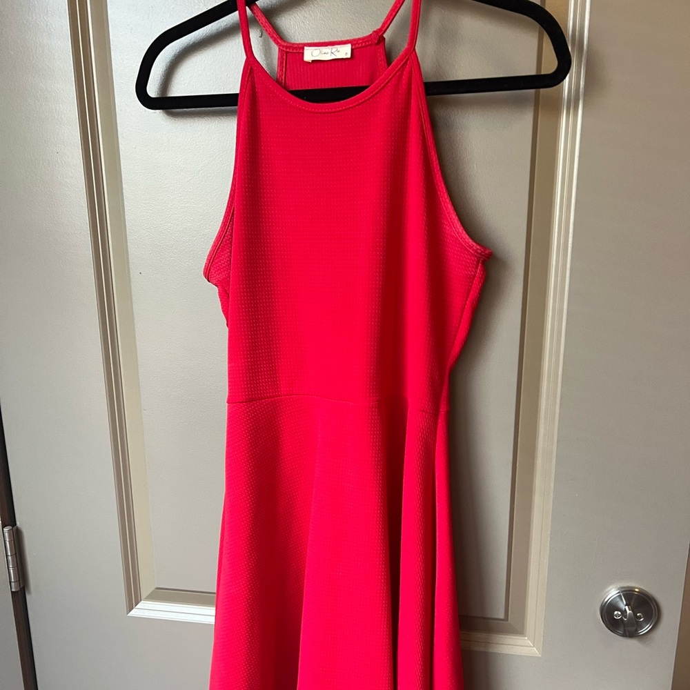 Red dress